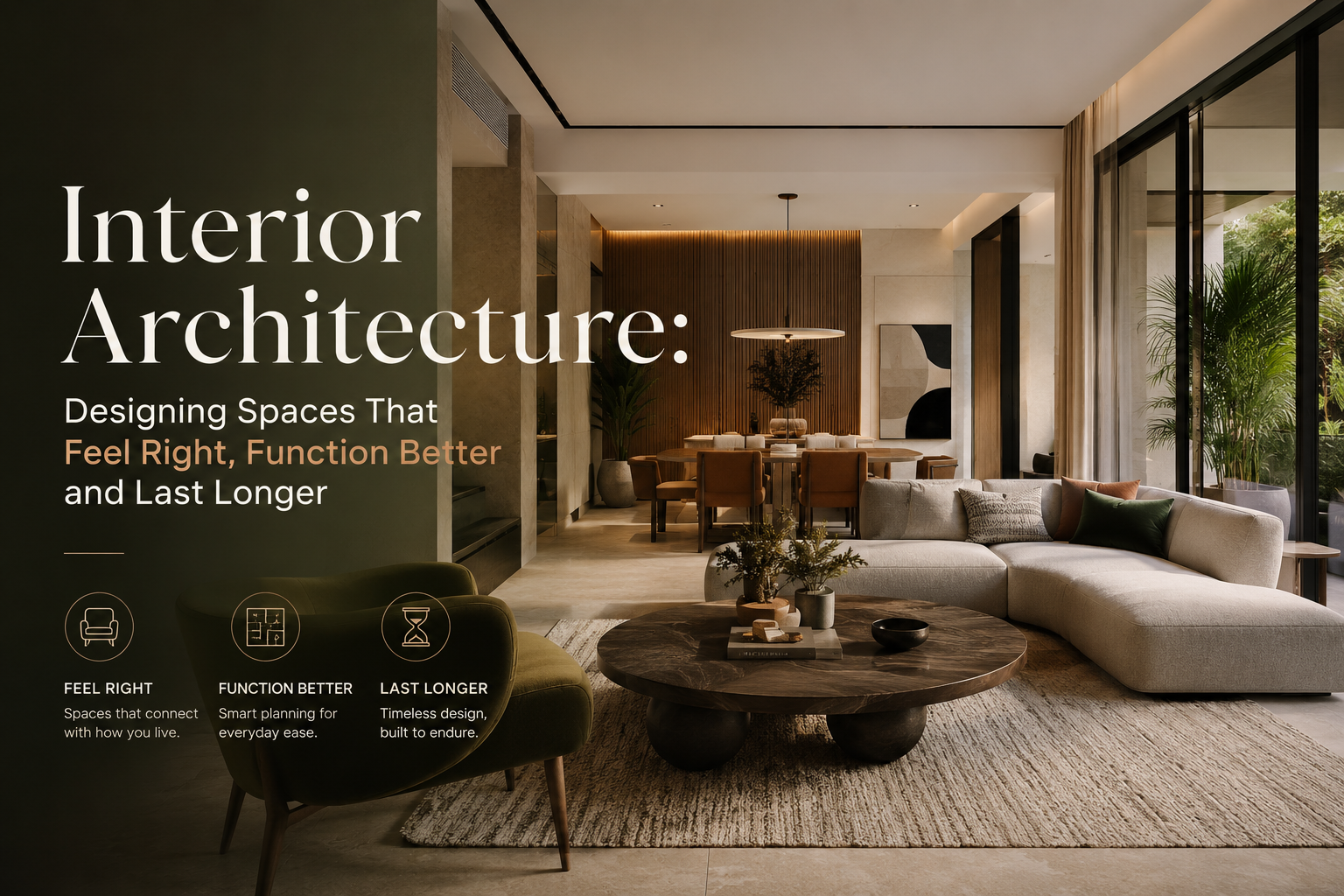 Interior Architecture: Designing Spaces That Feel Right, Function Better and Last Longer